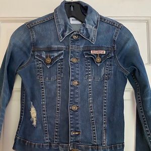 Hudson Distressed Denim Jacket